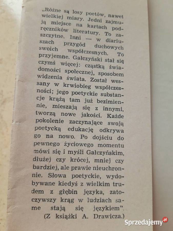 Konstanty Ildefons Gałczyński Andrzej Drawicz WP Bielsko-Biała