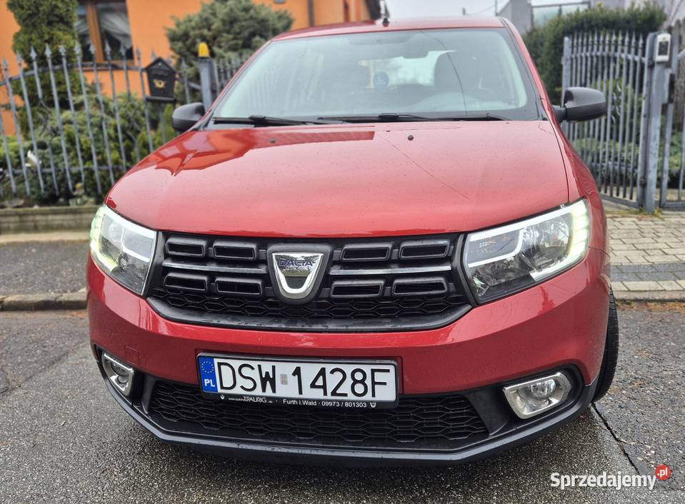 Zadbana Dacia Sandero Lift Led Serwisowana ASR (kontrola trakcji) Sandero Świdnica sprzedam