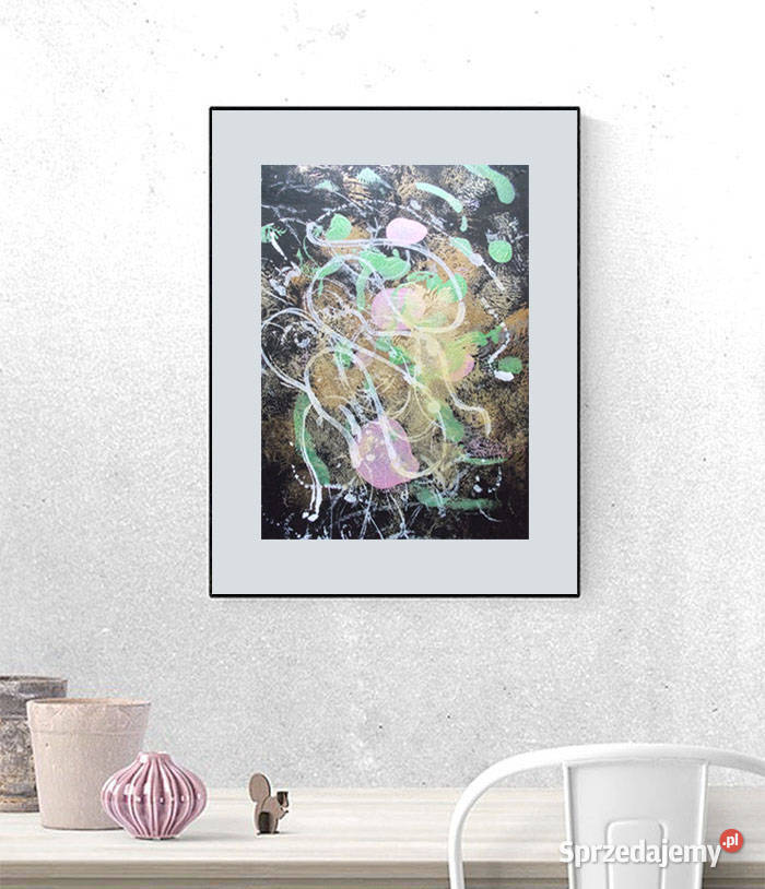 abstrakcja grafika 30x40 Dekoracje i ozdoby pomorskie Gdynia sprzedam