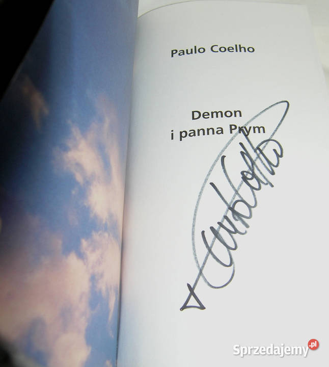 Demon i panna Prym z AUTOGRAFEM Paulo CoehloDd