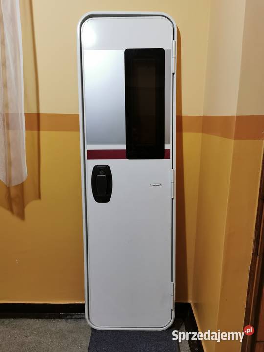 Wysokie drzwi wejściowe do kampera z ramą śląskie Siemianowice Śląskie