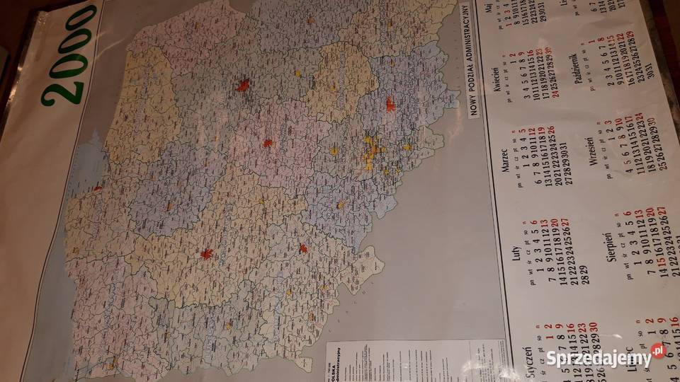 Mapa polski 2000 Głuchołazy