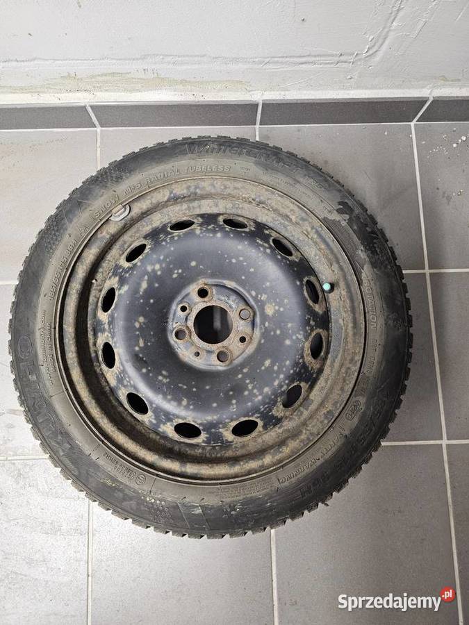 Felgi stalowe 15 z oponami zimowymi KUMHO śląskie Zabrze