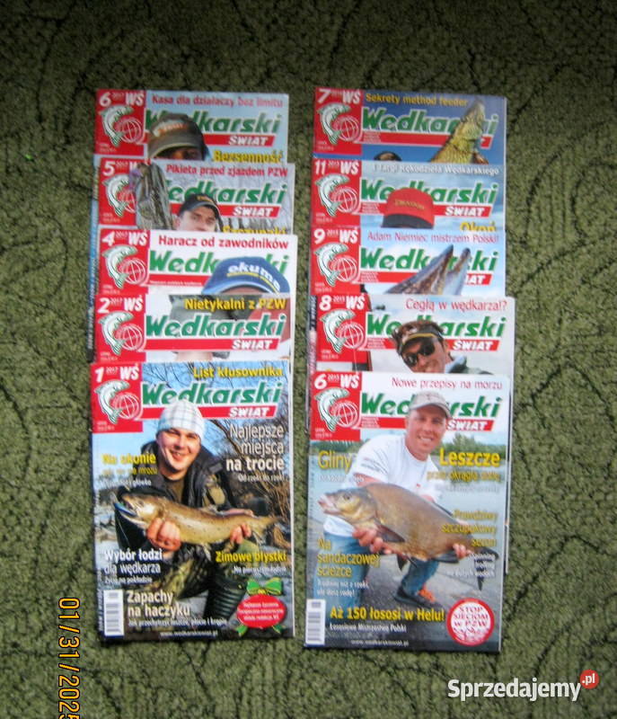 Wędkarski Świat 10 numerów
