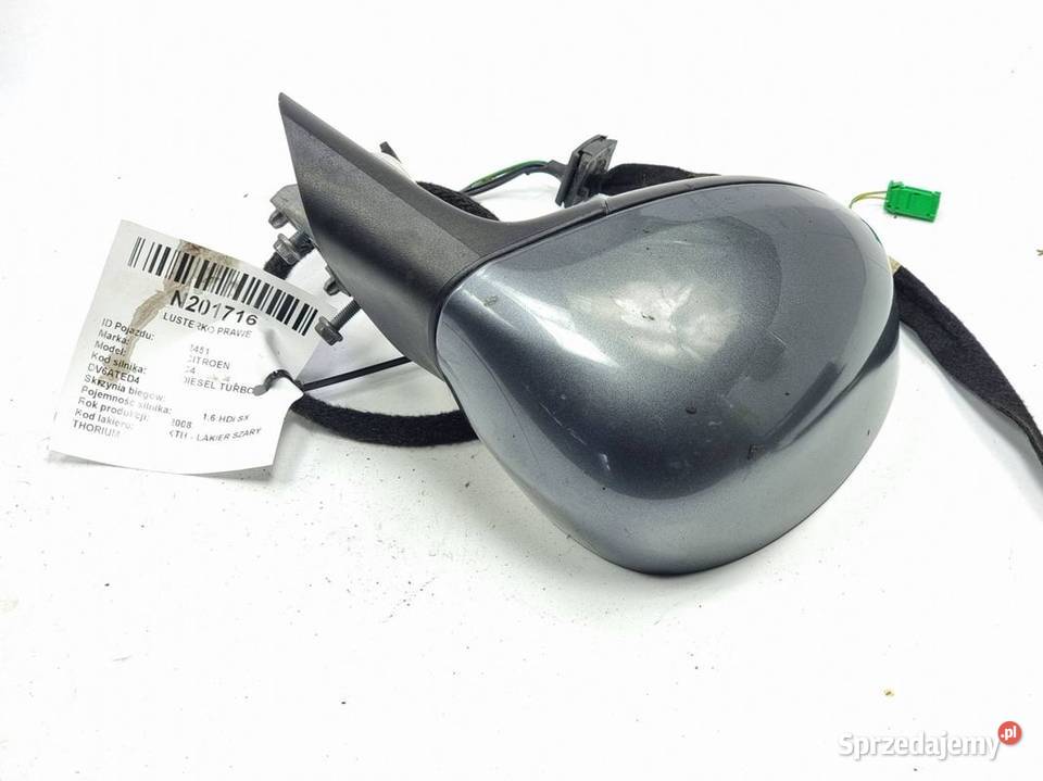 LUSTERKO PRAWE CITROEN C4 5 PIN osobowe Lipno