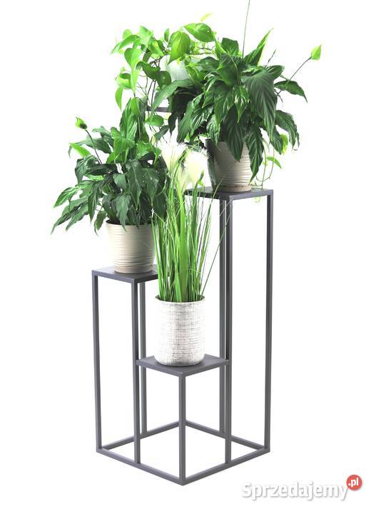 Kwietnik Metalowy Stojak na cztery kwiaty 112 mazowieckie Sobienie-Jeziory