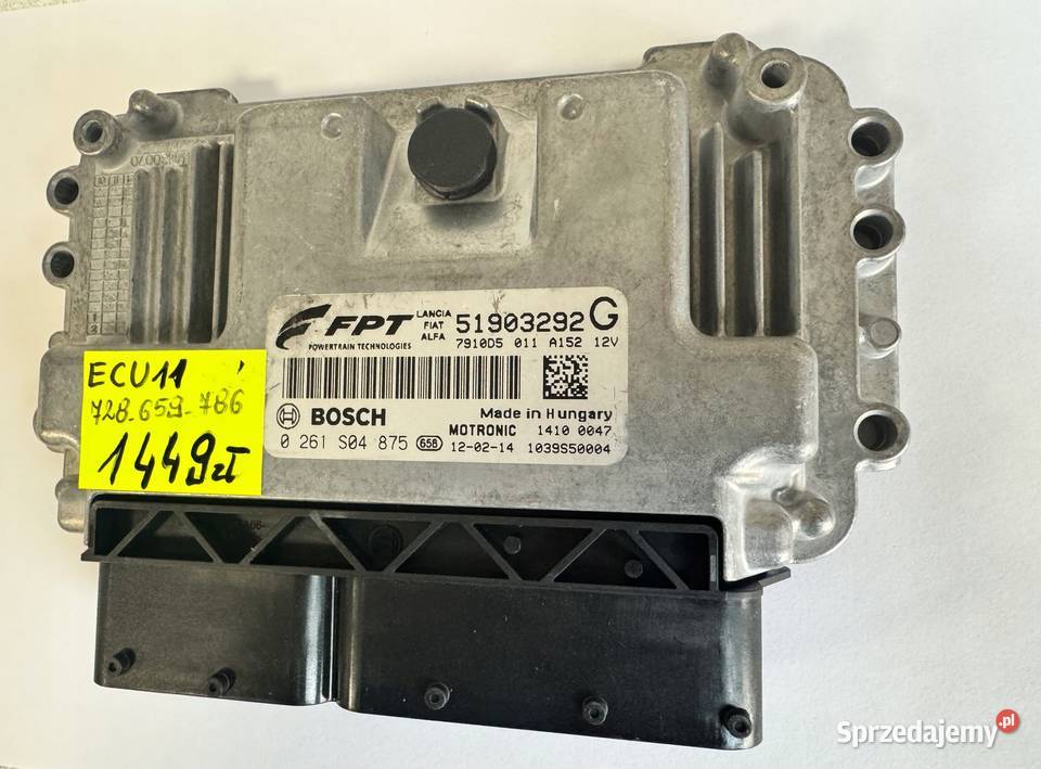 NOWY ECU KOMPUTER STEROWNIK SILNIKA MODUŁ BOSCH osobowe Warszawa