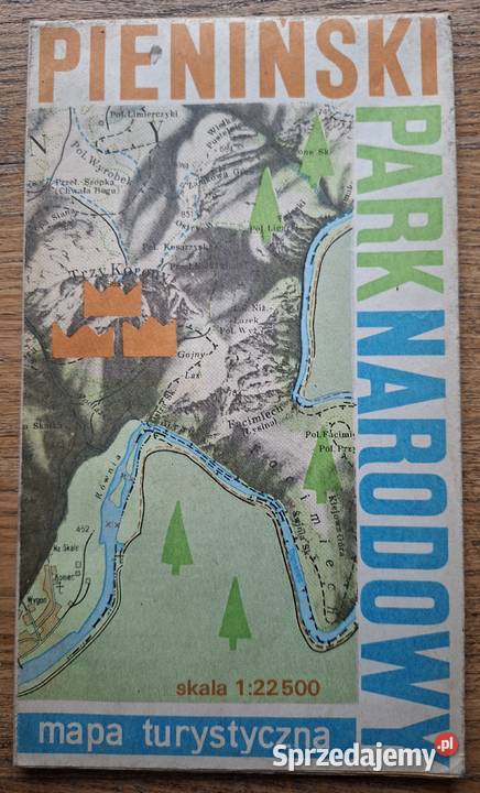 Pieniński Park Narodowy mapa turystyczna 122 500 Kraków