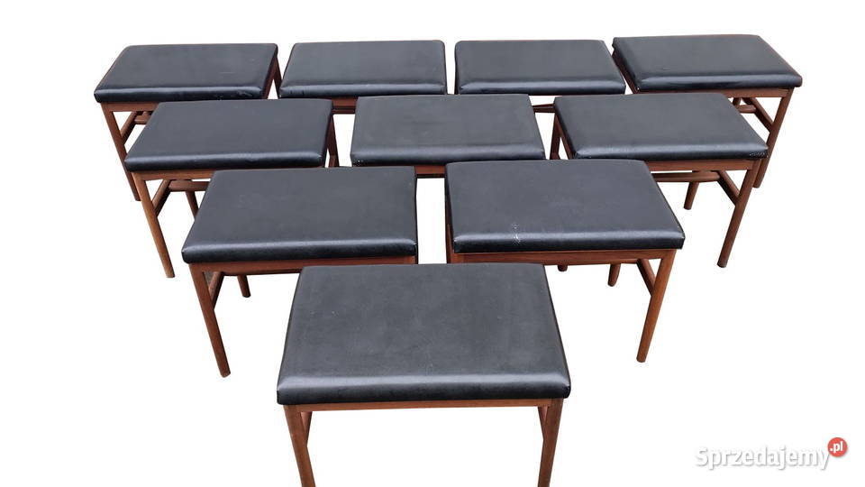 DUŃSKE PUFY LATA 60TE Szczecin sprzedam