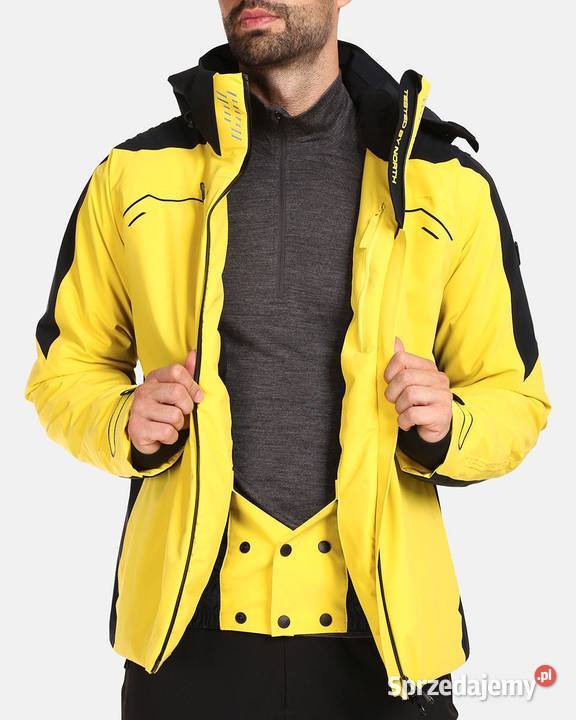 KILPI męska kurtka narciarska HYDER ŻÓŁTA 1599 Odzież sportowa Warszawa