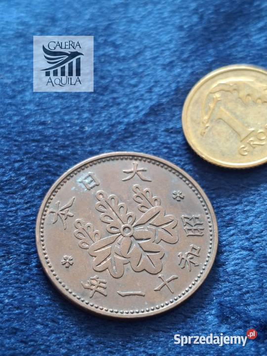 1 sen Jsponia Epoka TaishoShowa Wejherowo