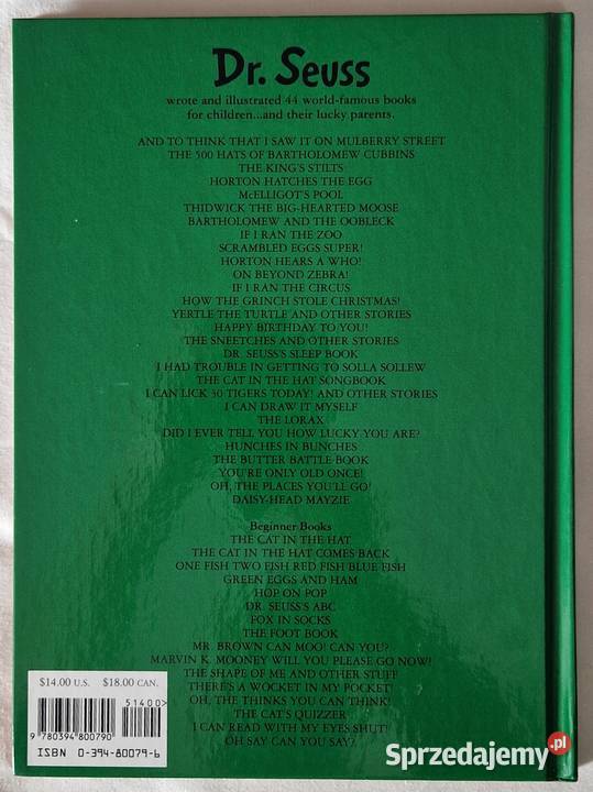 How The Grinch Stole Christmas by Dr Seus Warszawa