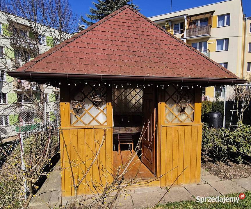 Super Sprzedam altankę ogrodową drewnianą 25m x