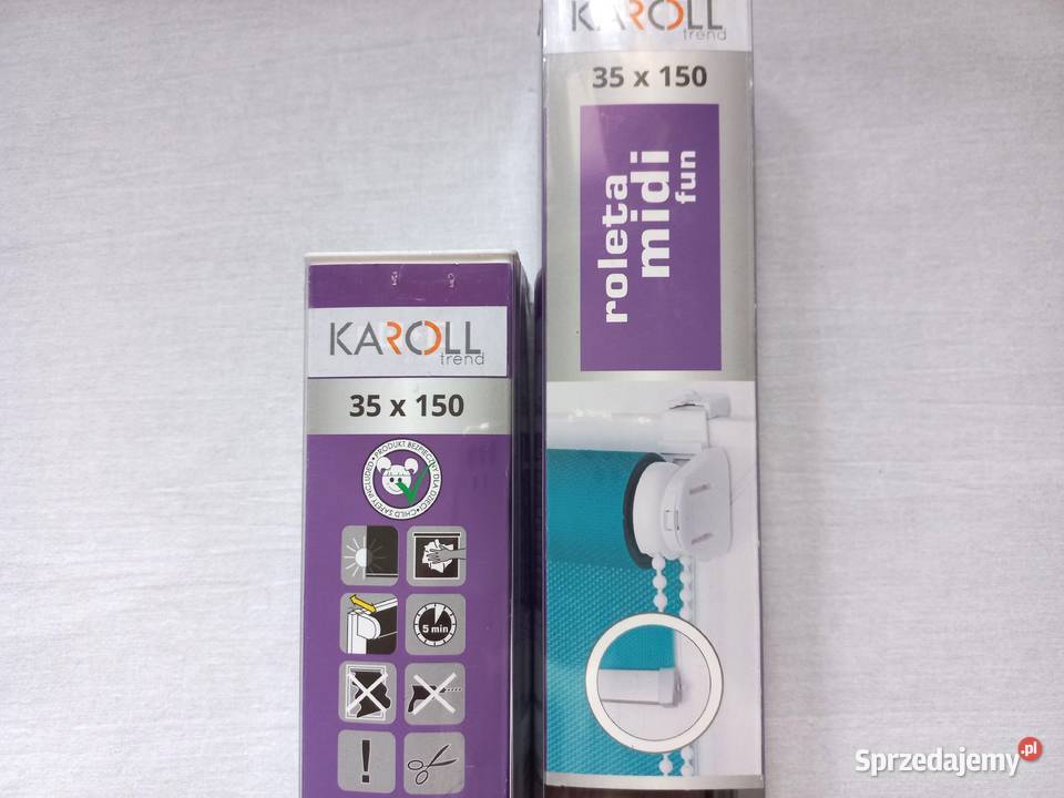 Roleta brązowa Okienna 35x150 Midi Fun Karoll Białystok