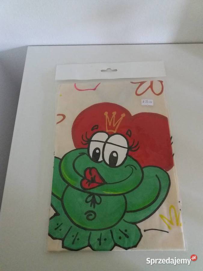 Fartuszek ręcznie malowany Lepiej całuję niż Wrocław sprzedam