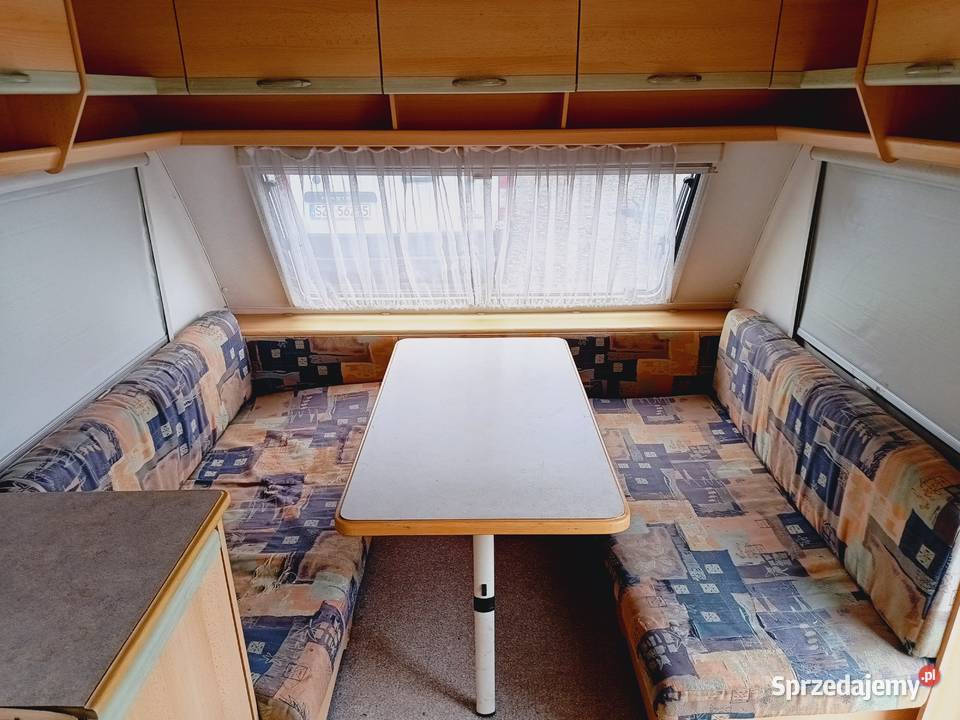 przyczepa kempingowa 2000r łóżka piętrowe Międzybrodzie Bialskie