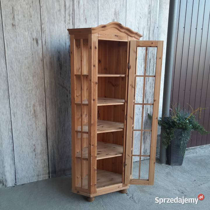 witryna narożnikowa sosnowa 647 Byczyna