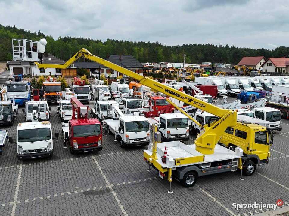 Mercedes Atego Zwyżka WUMAG WT 170 17m w bok 12m świętokrzyskie Widełki