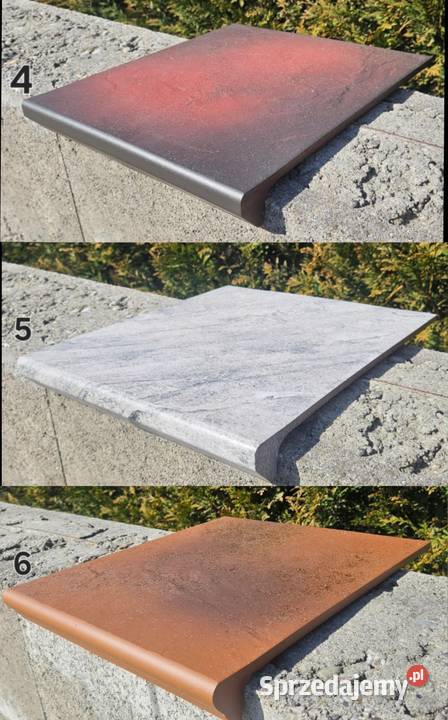 Stopnice klinkierowe kapinosy 12 wzorów