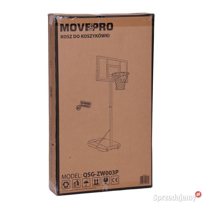 Kosz do koszykówki Movepro regulowany stalowy