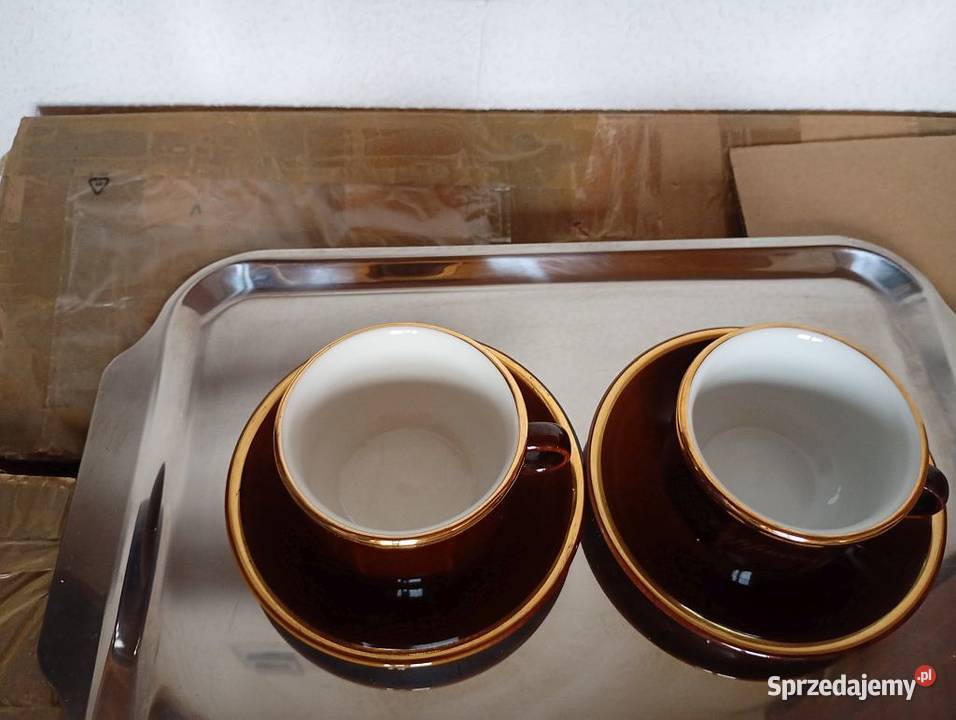 Rsler Bavaria 2e filiżanki ze spodkami CAPPUCINO Porcelana i szkło kujawsko-pomorskie