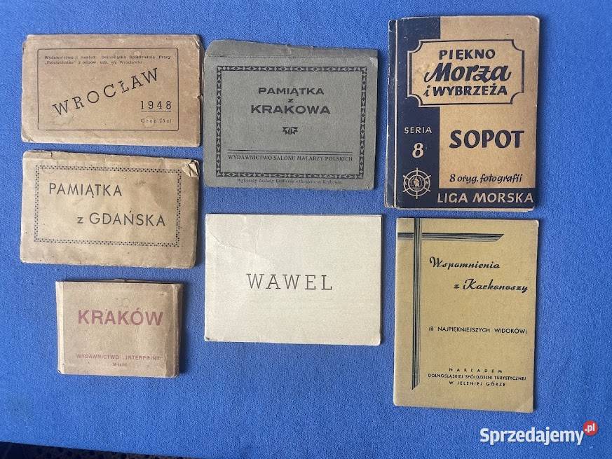 Miniaturki zdjęc z polskich miast lata 40 Warszawa