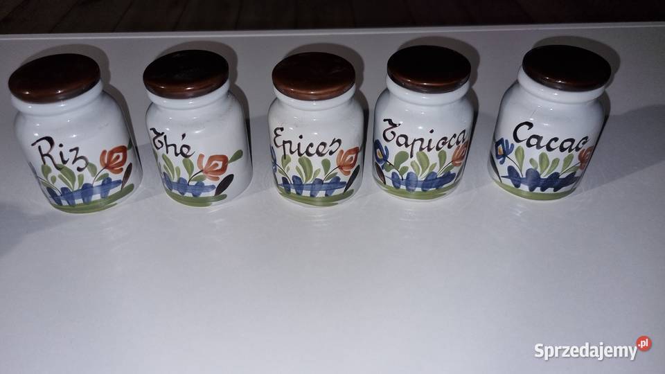 Pojemniki Ceramiczne Na Przyprawy Wola Podłężna