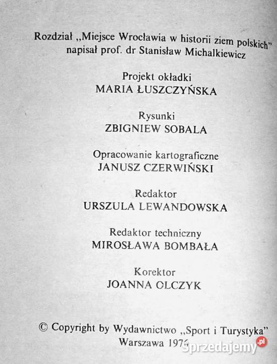 Wrocław i Przewodnik Janusz Czerwiński