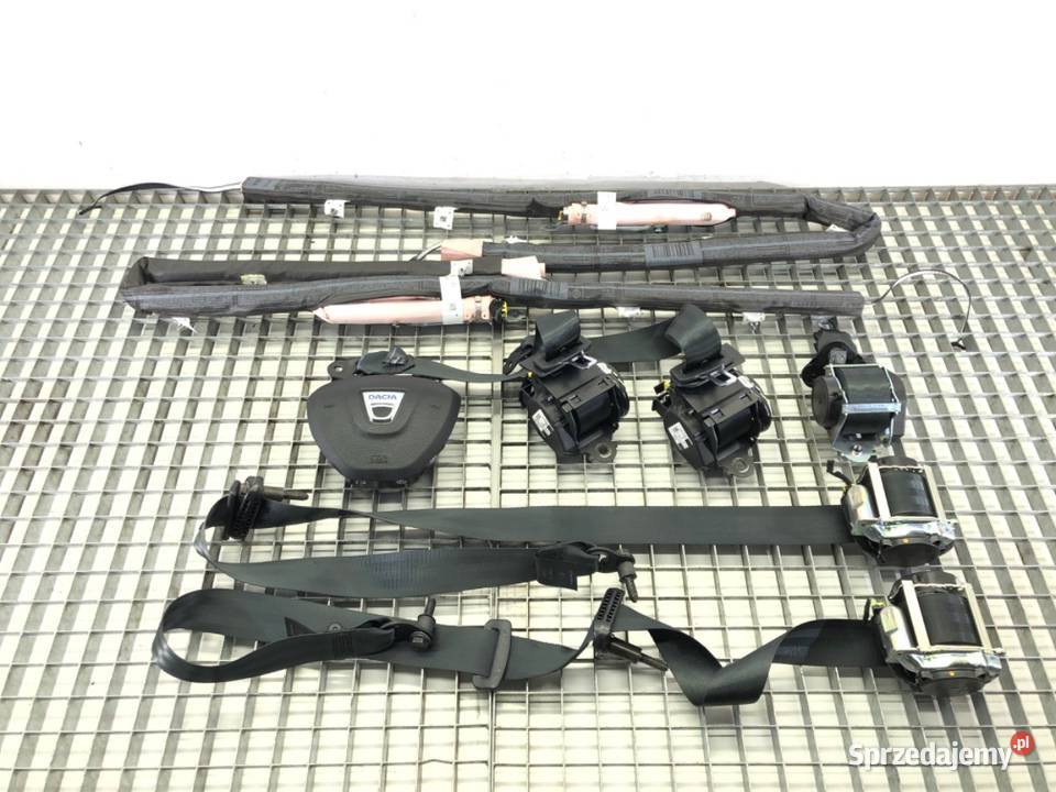 KOKPIT PODUSZKI PASY KOMPLET DACIA DUSTER sprzedam