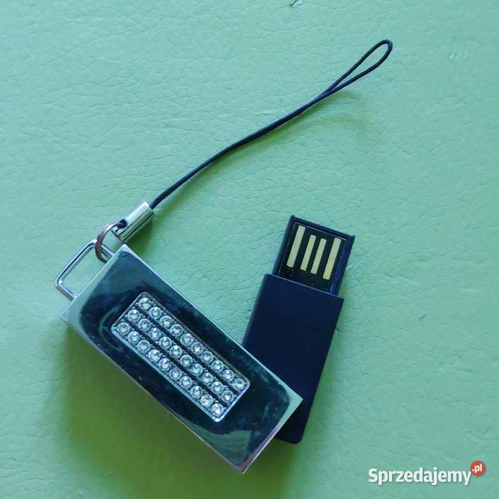 Pendrive 8GB wysadzony kamieniami Swarowskiego mazowieckie Ząbki