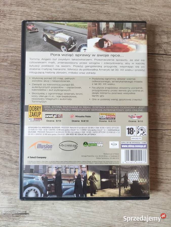 Gra PC Mafia 1 3 CDROM Kolekcja Klasyki Cenega napisy Rzeszów