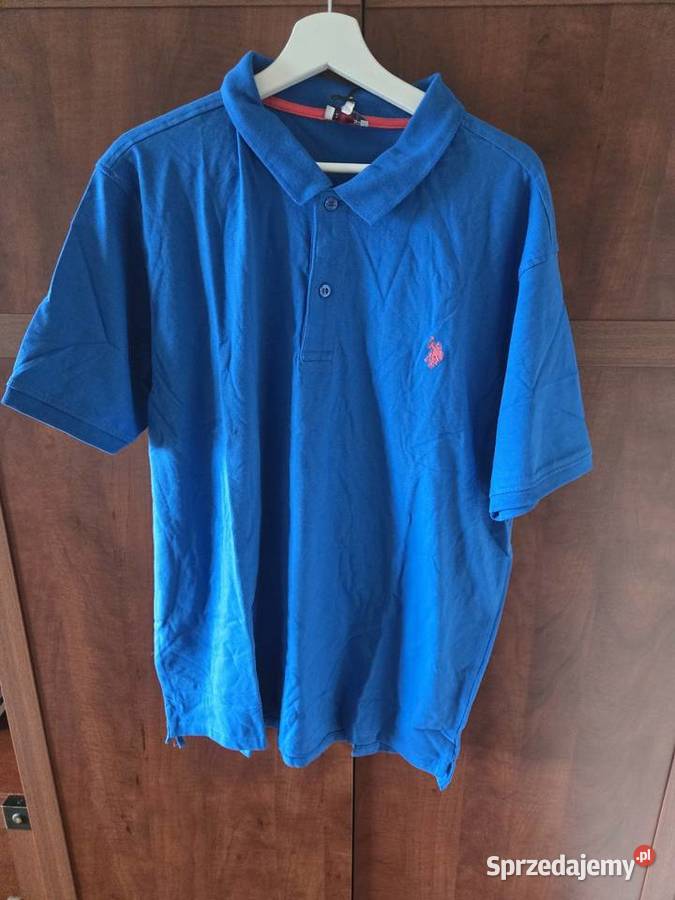 Niebieska koszulka polo US Polo ASSN stan NOWY Czaplinek
