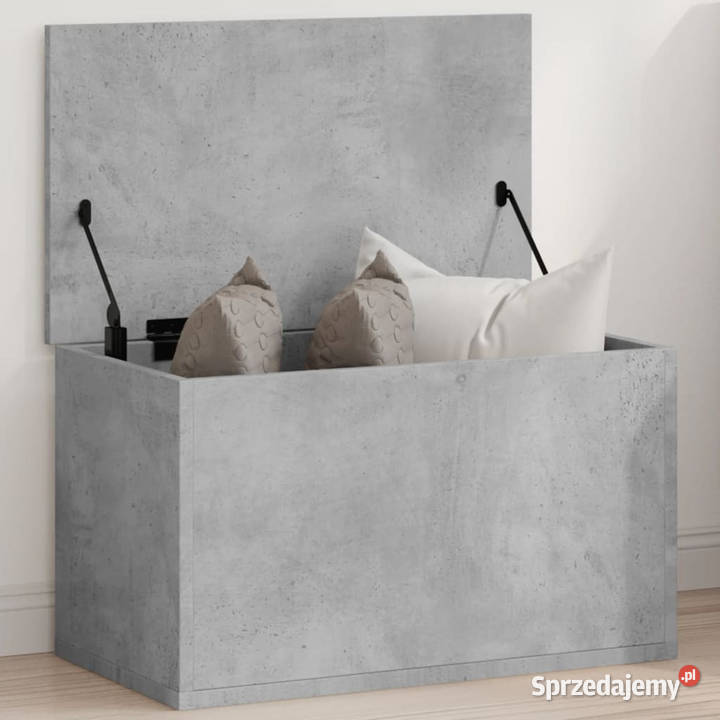 Skrzynia szarość betonu 60x35x35 materiał mazowieckie Warszawa