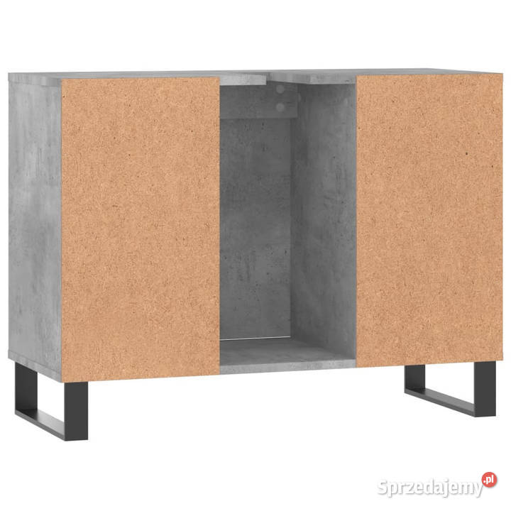 Szafka łazienkowa szarość betonu 80x33x60