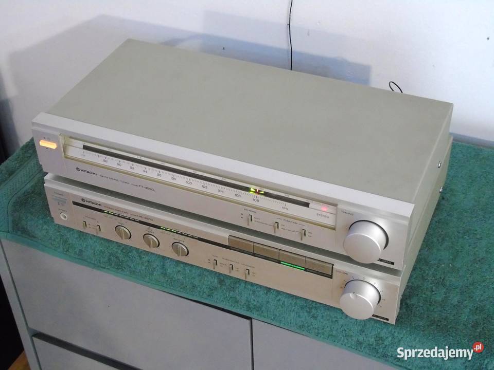 Wzmacniacz i Tuner Hitachi świetne stereo Jasło