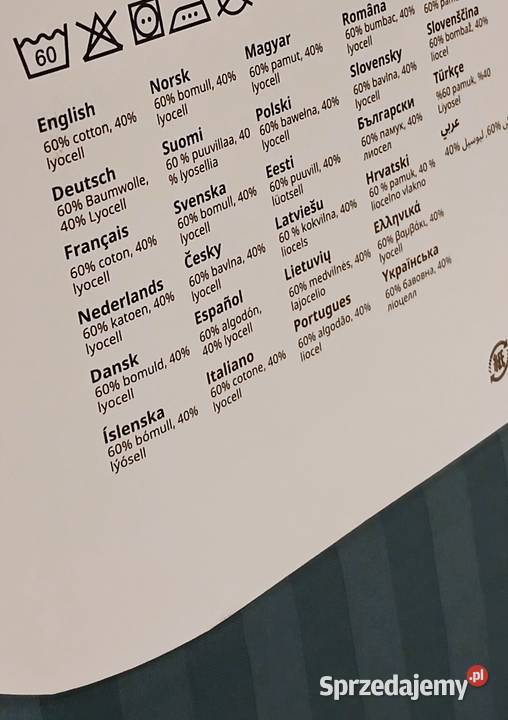 IKEA NATTJASMIN 200x200 komplet pościeli Wrocław