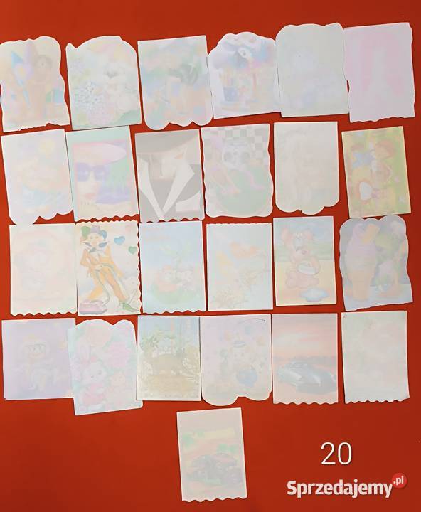 Karteczki notesowe z lat 90