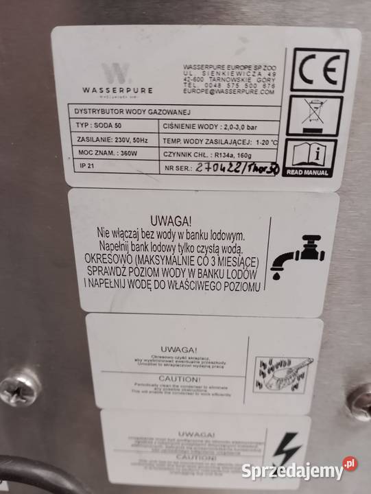 Dystrybutor do wody Mijar Soda 50 Wrocław