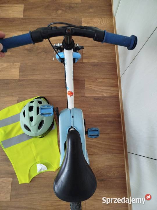 Rower dziecięcy 14 BTwin Aqua kask kamizelka Oświęcim