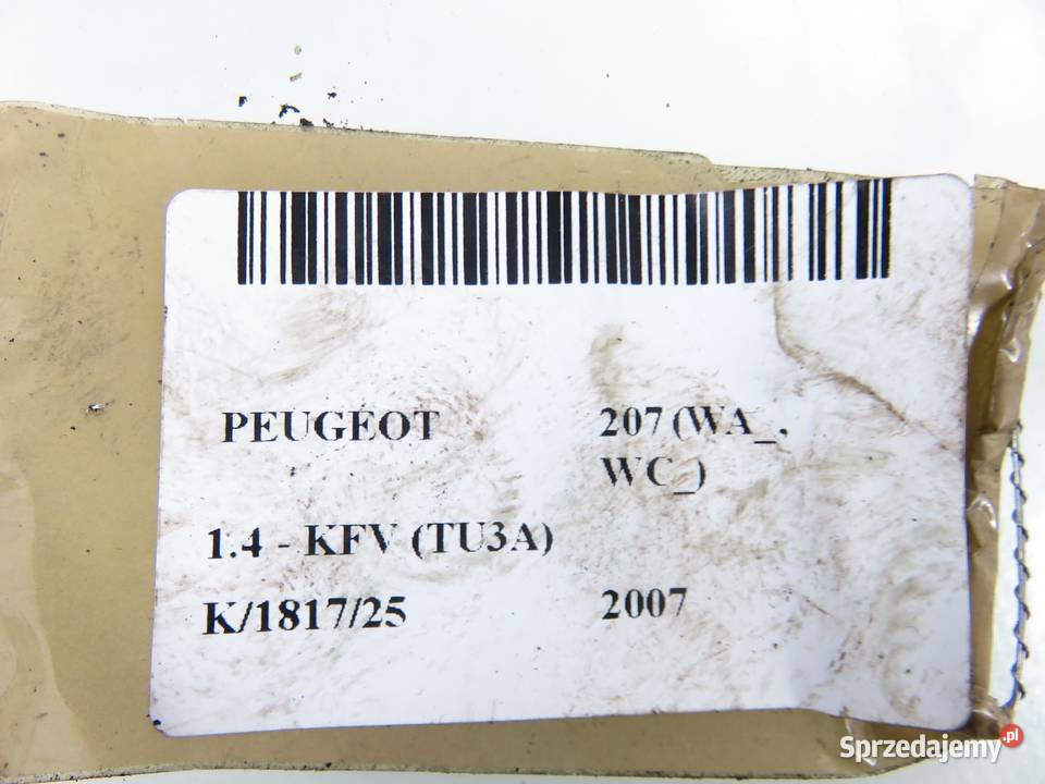 POMPA PALIWA PEUGEOT 207 14 9657035980 osobowe Pompy paliwa