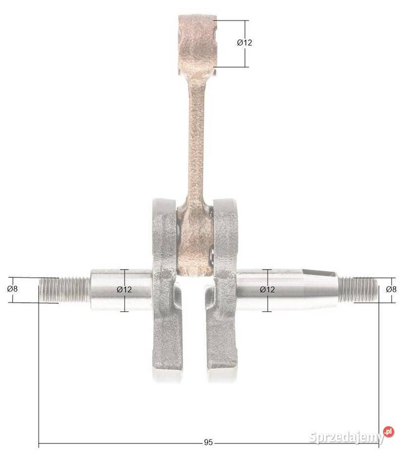 Wał korbowy Kawasaki TH34 491192190 Pozostałe Opalenica