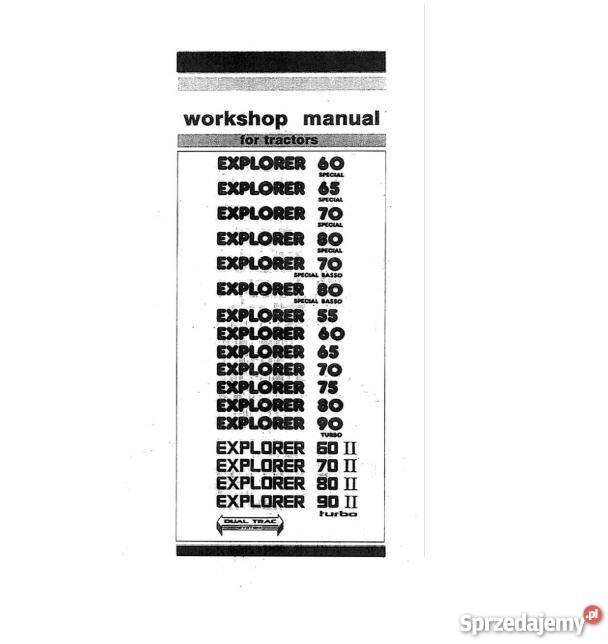 Same Explorer 50 55 60 65 70 75 80 90 instrukcja świętokrzyskie sprzedam