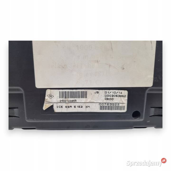LICZNIK ZEGARY 248212886R Renault Twingo III 10