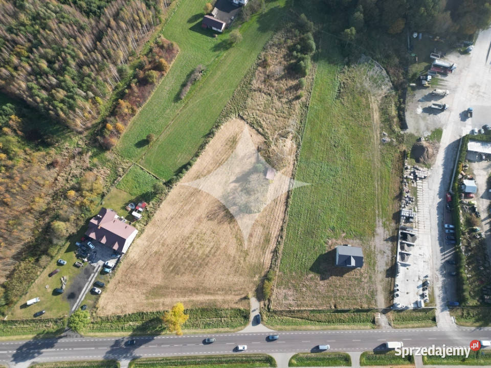 Działka komercyjna krajowej 17 i S17 Dąbrowa Tomaszowska sprzedam