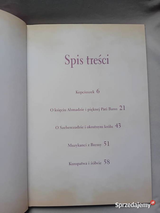 Baśnie świata Kopciuszek i inne baśnie GW Foksal Koźminek sprzedam