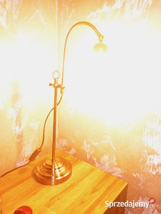 Lampa stołowa mosiądz Pozostałe Biłgoraj