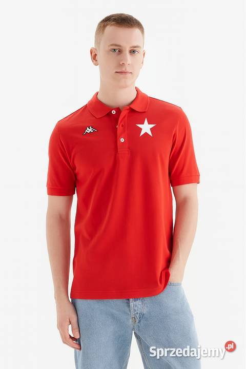 MĘSKA KOSZULKA Kappa Polo WISŁA KRAKÓW Regular