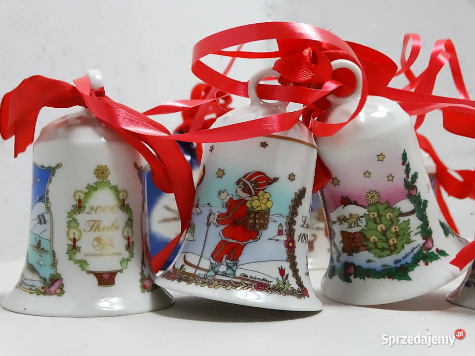 Dzwonki Porcelanowe Choinkowe Hutschenreuther Boże Narodzenie lubelskie Biłgoraj sprzedam