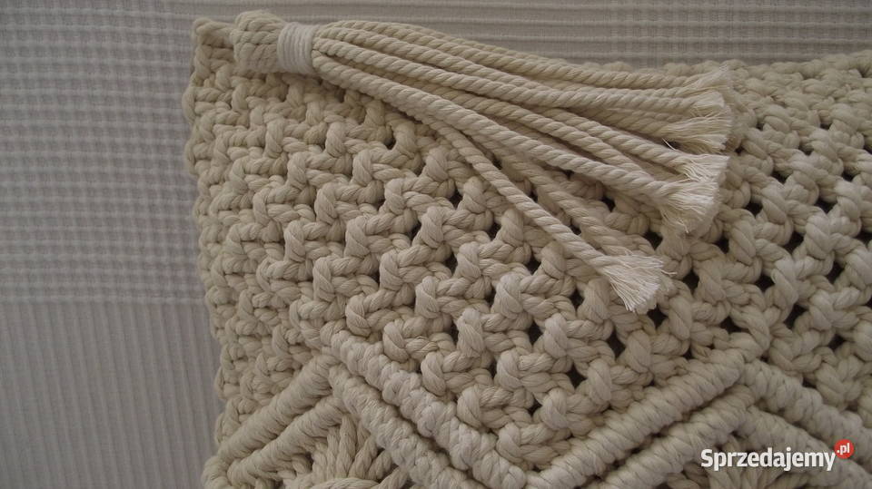 Poszewka makrama sprzedam