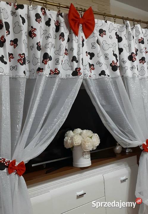 Firanki zasłonki myszka Mława sprzedam